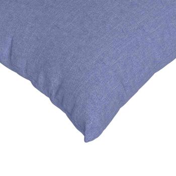 Sofakissen 2 pcs Blau 80 x 80 cm Stoff