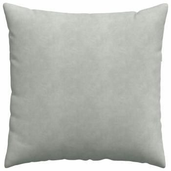 Sofakissen 2 Stück Hellgrau 80 x 80 cm Cordstoff