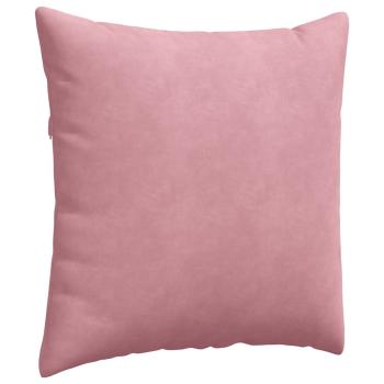 Sofakissen 2 pcs Rosa 80 x 80 cm Cordstoff
