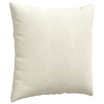 Sofakissen 2 pcs Creme 80 x 80 cm Cordstoff