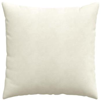 Sofakissen 2 pcs Creme 80 x 80 cm Cordstoff