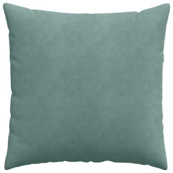 Sofakissen 2 Stück Meergrün 80 x 80 cm Cordstoff