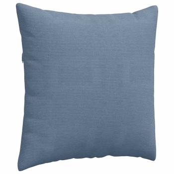 Sofakissen 2 pcs Blau 80 x 80 cm Cordstoff
