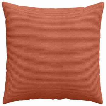 Sofakissen 2 pcs Rot-Orange 80 x 80 cm Cordstoff