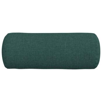 Bolsterkissen 2 pcs Dunkelgrün Ø 15 x 40 cm Stoff
