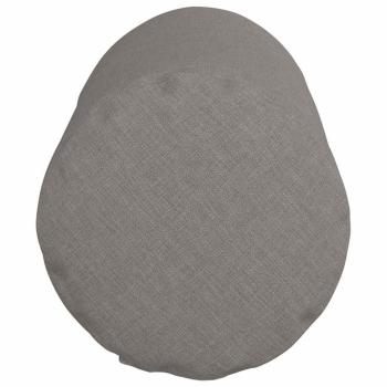 Bolsterkissen 2 pcs Taupe Ø 15 x 40 cm Stoff