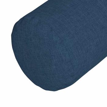 Bolsterkissen 2 pcs Blau Ø 15 x 40 cm Stoff