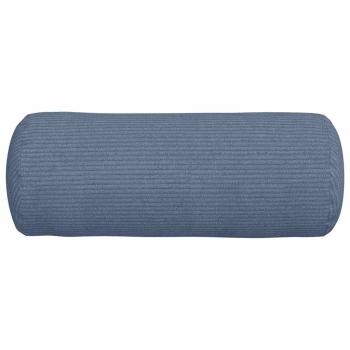 Bolsterkissen 2 pcs Blau Ø 15 x 40 cm Cordstoff