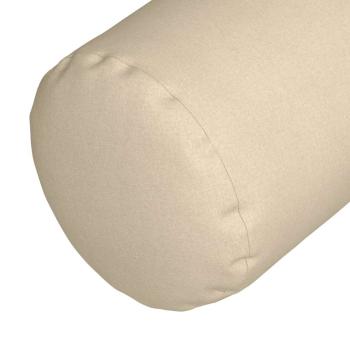 Bolsterkissen 2 pcs Creme Ø 25 x 70 cm Stoff
