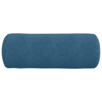 Bolsterkissen 2 pcs Blau Ø 25 x 70 cm Cordstoff