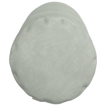 Bolsterkissen 2 pcs Hellgrau Ø 25 x 70 cm Cordstoff