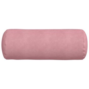 Bolsterkissen 2 pcs Rosa Ø 25 x 70 cm Cordstoff