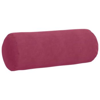 Bolsterkissen 2 pcs Weinrot Ø 25 x 70 cm Cordstoff