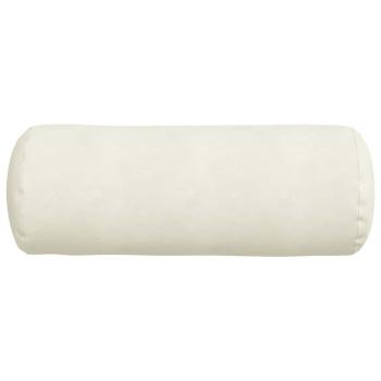 Bolsterkissen 2 pcs Creme Ø 25 x 70 cm Cordstoff