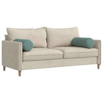 Bolsterkissen 2 pcs Meergrün Ø 25 x 70 cm Cordstoff