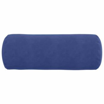 Bolsterkissen 2 Stück Polizeiblau Ø 25 x 70 cm Cordstoff