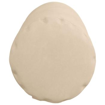 Bolsterkissen 2 pcs Creme Ø 25 x 70 cm Mikrofaserstoff