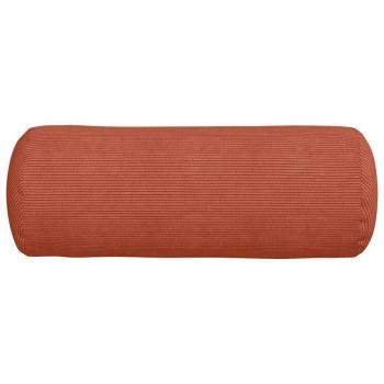 Bolsterkissen 2 pcs Rot-Orange Ø 25 x 70 cm Cordstoff