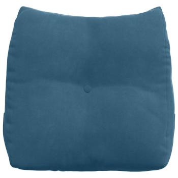 Rückenkissen Blau 45 x 24 x 50 cm Samt