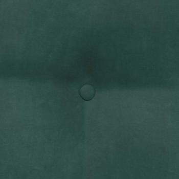 Rücken Kissen Dunkelgrün 45 x 24 x 50 cm Samt