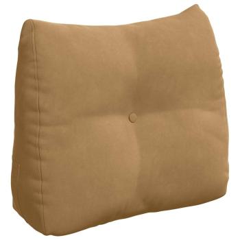 Rücken Kissen Braun 60 x 24 x 50 cm Samt