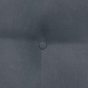 Rücken Kissen Dunkelgrau 80 x 24 x 50 cm Samt