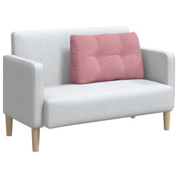 Rücken Kissen Rosa 80 x 24 x 50 cm Samt