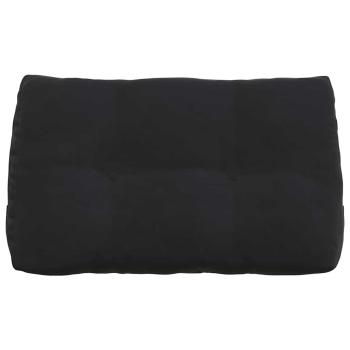 Rücken Kissen Schwarz 80 x 24 x 50 cm Samt