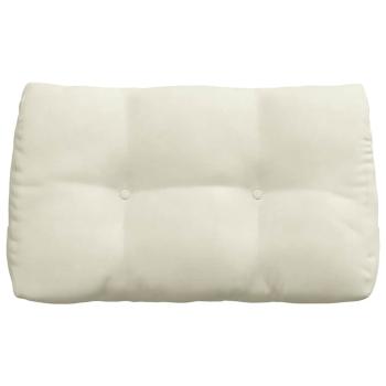 Rücken Kissen Creme 80 x 24 x 50 cm Samt