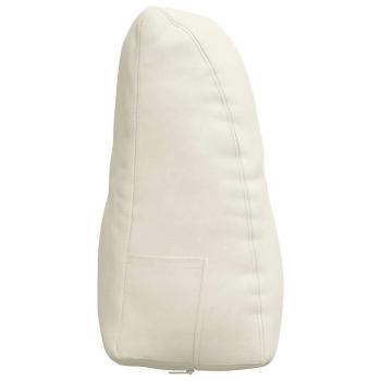 Rücken Kissen Creme 80 x 24 x 50 cm Samt