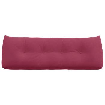 Rücken Kissen Weinrot 140 x 24 x 50 cm Samt