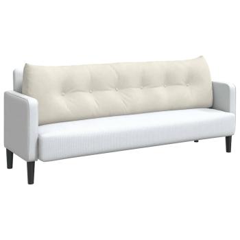 Rücken Kissen Creme 180 x 24 x 50 cm Samt