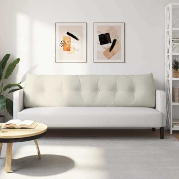 Rücken Kissen Creme 180 x 24 x 50 cm Samt