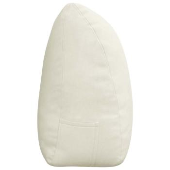 Rücken Kissen Creme 180 x 24 x 50 cm Samt