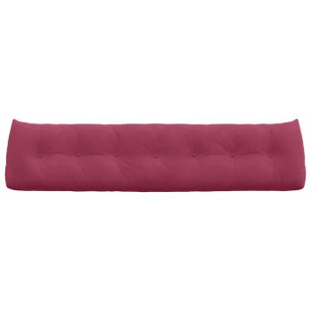 Rücken Kissen Weinrot 200 x 24 x 50 cm Samt