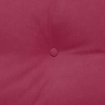 Rücken Kissen Weinrot 200 x 24 x 50 cm Samt