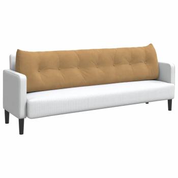 Rücken Kissen Braun 200 x 24 x 50 cm Samt