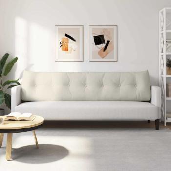 Rücken Kissen Creme 200 x 24 x 50 cm Samt