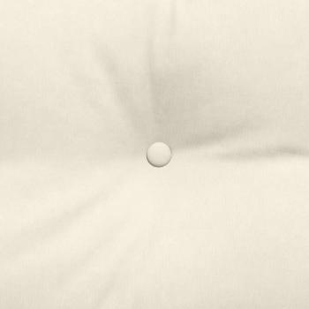 Rücken Kissen Creme 200 x 24 x 50 cm Samt