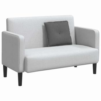 Rücken Kissen Dunkelgrau 50 x 19 x 45 cm Stoff