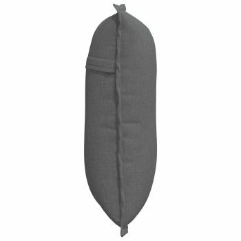 Rücken Kissen Dunkelgrau 50 x 19 x 45 cm Stoff
