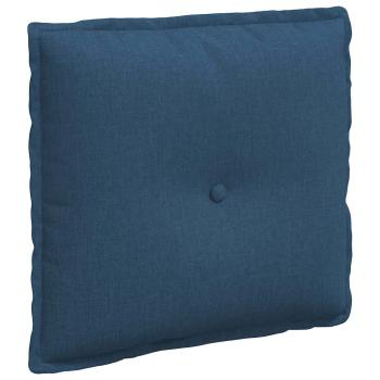 Rücken Kissen Blau 50 x 19 x 45 cm Stoff