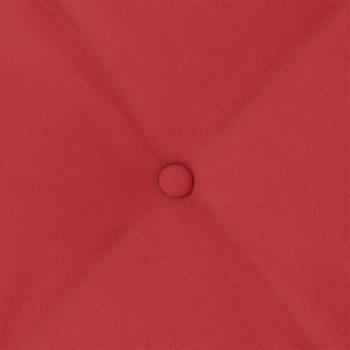 Rücken Kissen Rot 50 x 19 x 45 cm Stoff