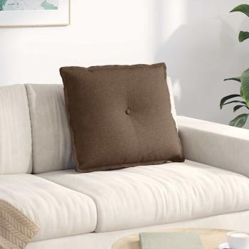 ARDEBO.de - Rücken Kissen Braun 60 x 19 x 50 cm Stoff
