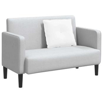 Rücken Kissen Weiß 60 x 19 x 50 cm Stoff