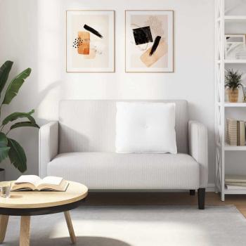 Rücken Kissen Weiß 60 x 19 x 50 cm Stoff