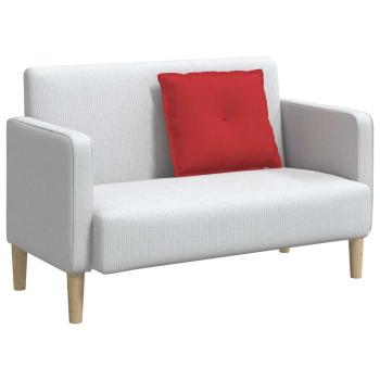 Rücken Kissen Rot 60 x 19 x 50 cm Stoff