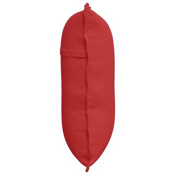 Rücken Kissen Rot 60 x 19 x 50 cm Stoff