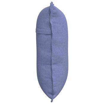 Rücken Kissen Jeans blau 60 x 19 x 50 cm Stoff