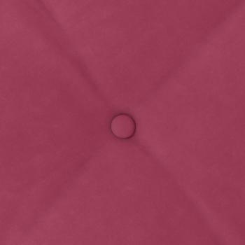 Rücken Kissen Weinrot 60 x 50 cm Cordstoff